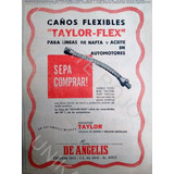 Antigua Publicidad Clipping Caños Taylor Filtro Fram Auto 55