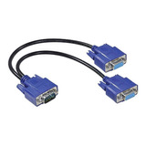 Cabo Y Duplicador 1 Vga Para 2 Vga Ligue Seu Pc Em 2 Telas