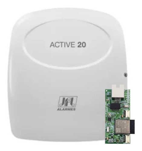 Central Alarme Monitorado Jfl Active 20 Com Módulo Wi Fi