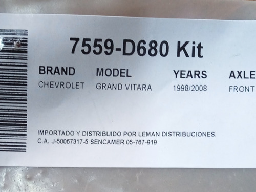 Kit Antiruidos Chevrolet Grand Vitara  Foto 3