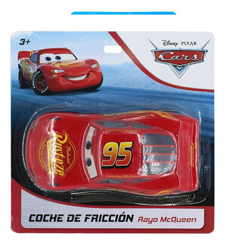 Carro Cars Friccion Rayo Mcqueen 18cm Juguete T363452