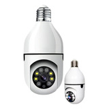 Câmera Wifi Lâmpada Segurança 360 Visão Noturna Prova D' Agu