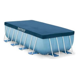 Capa Piscina Estrutural Retangular 4,60m X 2,26m Intex Cor Azul