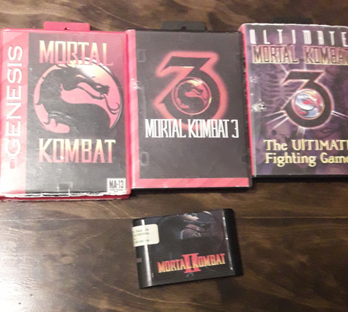 Lote Mortal Kombat Sega Genesis