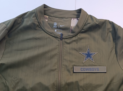 Sudadera Jacket Híbrida Nike Olive Dallas Cowboys Hombre L 