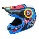 Casco Motocross Troy Lee Se5 Composite Drop In Azul/ Negro