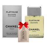 Egoiste Platinum Chanel 100ml Caballero Original + Regalo