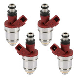 4 Inyectores De Combustible 90-95 Nissan Pickup D21 I4 Mm