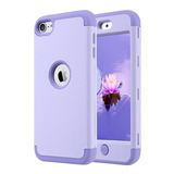 Funda Compatible Con iPod Touch 5/6/7, Lila.