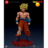 Archivo Stl Impresión 3d - Dragon Ball - Goku Ss Namek - Luc