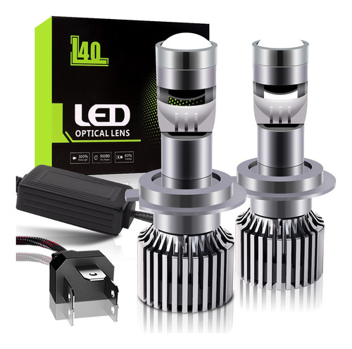 Kit De Focos Led H4 H7 H11 9005 9006 Lupa Proyector Auto Csp