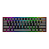 Teclado Gamer Redragon Dragonborn Inglés Negro Rgb Mecánico