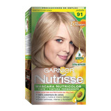 Tintura Permanente Nutrisse Garnier Coloración Tono 91