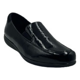 Zapato Mocasín Dama Manet 333-02 Confort Charol 