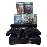Xbox 360 Kinect 4gb Com 02 Controles E Brinde 05 Jogos