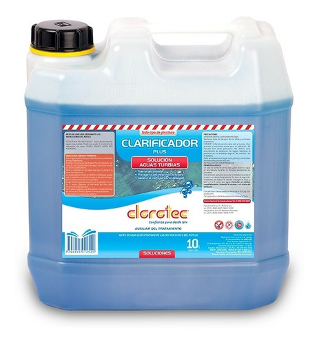 Clarificador Plus Clorotec Para Piletas X 10 Lts.