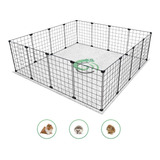 Cercado Pet Porquinho Coelho Cachorro 120x120 Malha 2,5cm