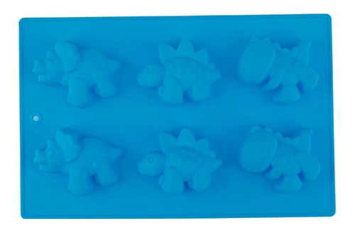 Molde Silicon Dinosaurios Para Cupcakes, Jabones, Velas