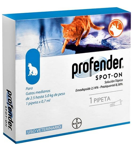 Profender Spot-on Antiparasitario Interno Hasta 5 Kg - Ar