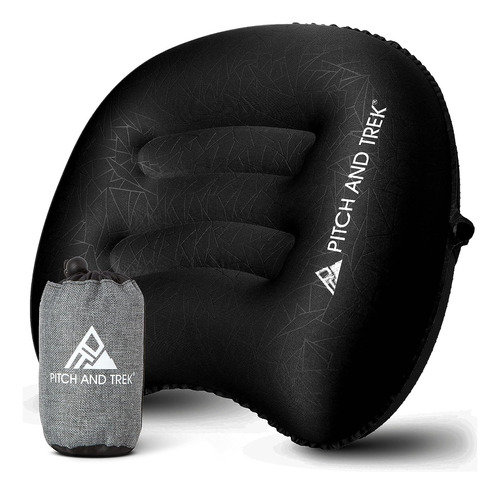 Almohada De Camping Ultraligera Pitch And Trek: Compacta, In