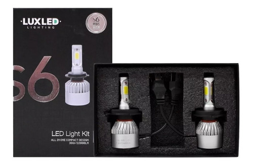 Kit Cree Led S6 Hd H1 H4 H3 H11 H27  44000lm Biled