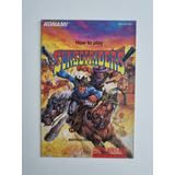 Instruction Booklet Sunsetriders Snes Super Nintendo 