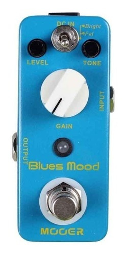 Micro Pedal Mooer Blues Mood  Overdrive