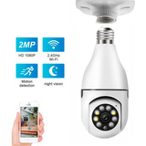 Camara Ip Tipo Bombillo 360º Robotica Wifi Vision Nocturna