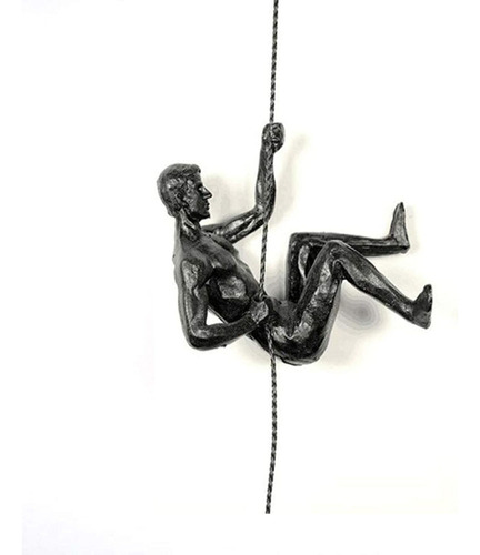 Estatua De Hombre Escalador, Escultura, Arte De Pared, Sala