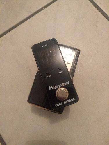 Pedal Afinador Mighty Sound Para Guitarra Violão Baixo Tuner