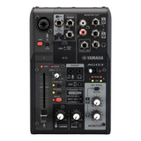 Mezcladora Yamaha Ag03mk2b 3 Canales Para Streaming