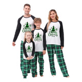 Conjunto Pijama Casual Familiar Navideño Ropa Padres E Hijos