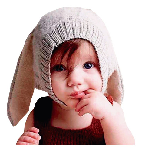 Bonito Conejo Gorro Capucha Para Peques 