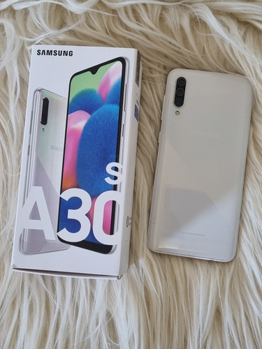 Celular Samsung Galaxy A30s Blanco Impecable 
