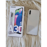 Celular Samsung Galaxy A30s Blanco Impecable 