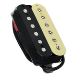 Captador Duplo Humbucker Guitarra Posição Braço Preto Creme