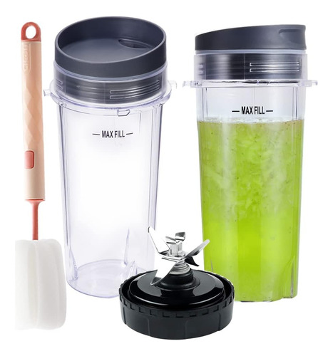 Vasos Para Reemplazo Abter P/ Nutri Ninja Bl770, Bl780 Y Mas