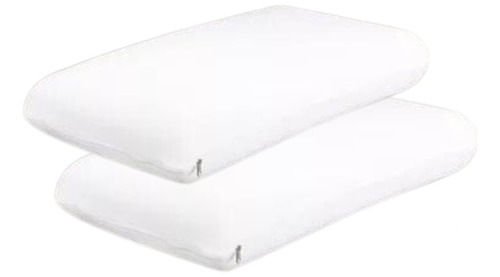 Set X2 Almohadas Inteligente Viscoelastica Microperlas 80x40