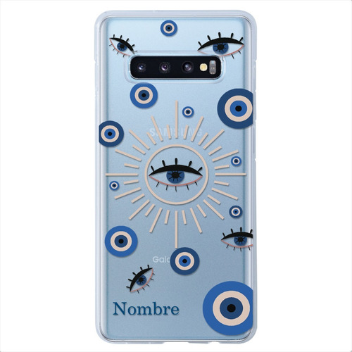 Funda Para Samsung Galaxy Ojo Turco Personalizada Tu Nombre