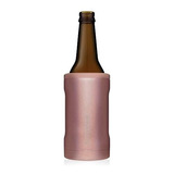 Enfriador De Botella De Cerveza 12 Oz Acero Glitter Rose