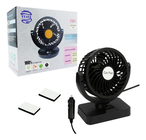 Ventilador De Auto Interior Vehículo Camión 12volt Con Base