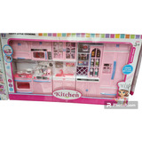 Cocina Para Muñecas Estilo Barbie 5 En 1 Luz Y Sonido