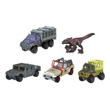 Matchbox Jurassic World Terra Travel Squad Pack 5 Autos