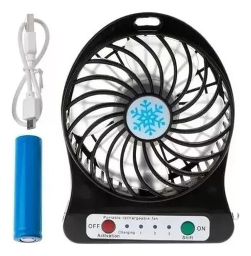 Ventilador Multifuncional Portatil Recarregavel Usb