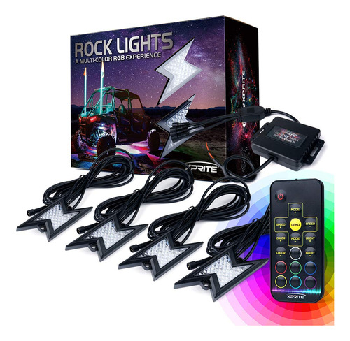 Kit Luces Led Rgb Para Camionetas 4x4 Con Control Remoto D