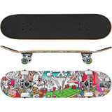 Skateboard De Street Completo, Principiantes, Adolescen...