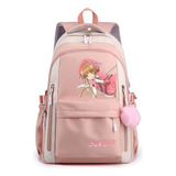 Bolsa De Libros Xiuluo Moka Girl Sakura De Gran Capacidad W