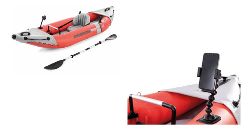 Bote Inflable Intex Kayak Excursión Pro Para 1 Persona