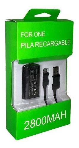 Carga Y Juega Kit Bateria Recargable Para Xbox One Pila /e