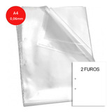Envelope Saco Plástico A4 Acp 0,06mm 2 Furos C/1000 - Fino